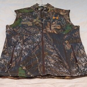 Under Armour Camo Hunting Vest - Brown, Green